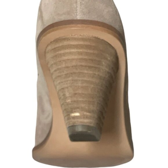 Vince Camuto Halissa Suede Bootie Womens 7.5M/38 Beige #324E - Picture 8 of 11